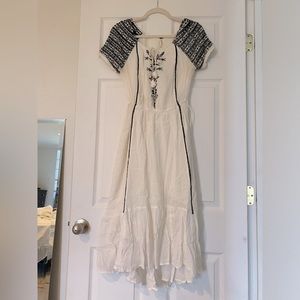 Free People Black and White Summer Dress